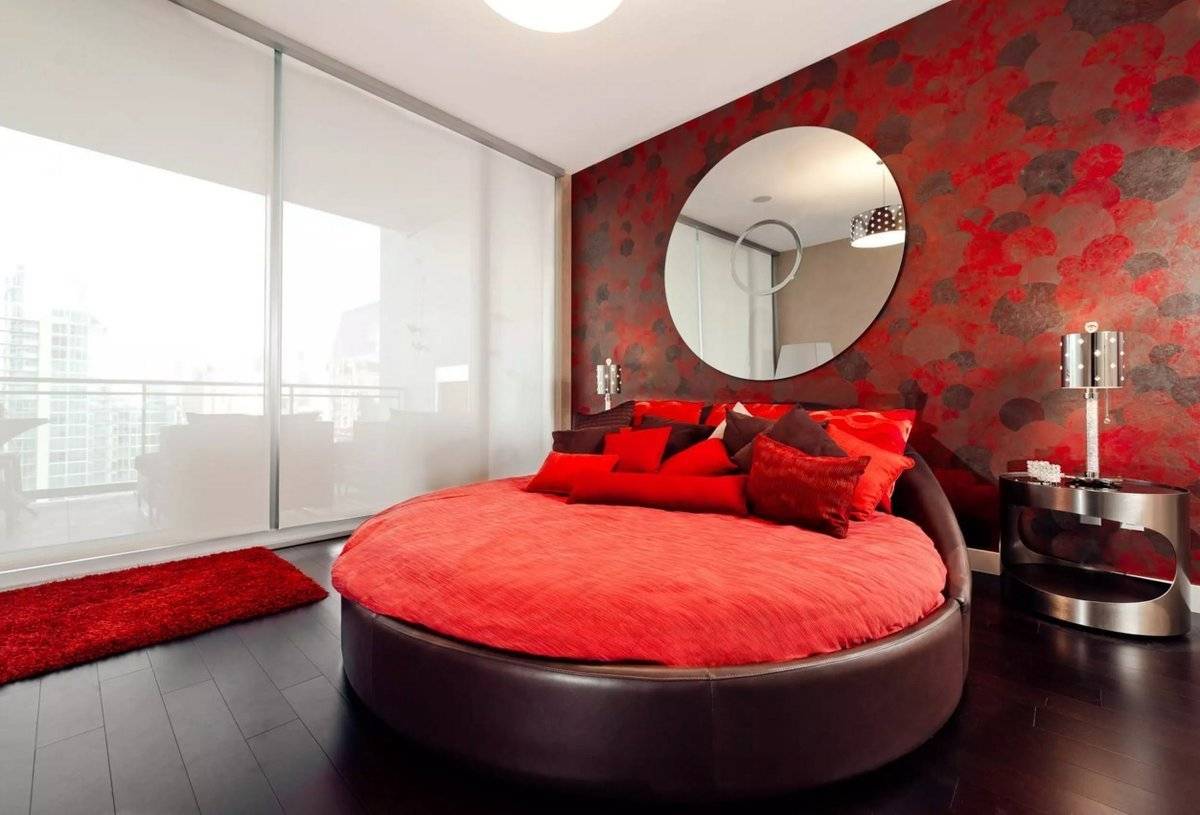 Красный цвет в интерьере: значение, сочетание, стили, отделка, мебель (80 фото)