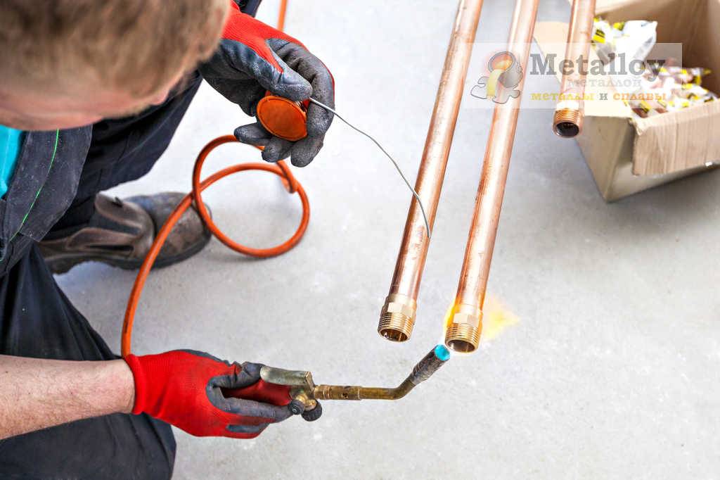 Пошаговая инструкция по пайке медных трубок газовой горелкой