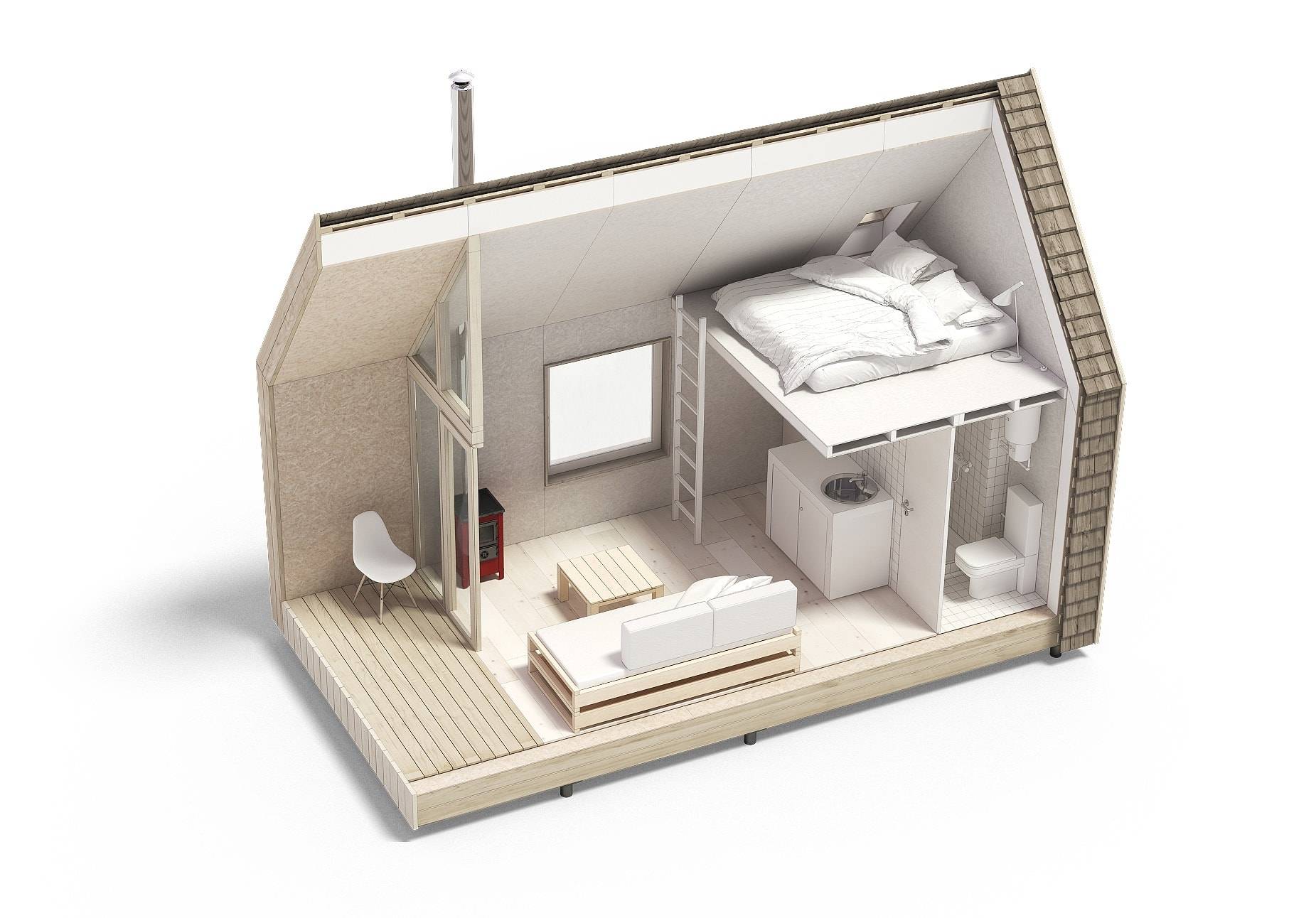 Дизайн интерьера небольшого дома — идеи для собственного маленького коттеджа (52 фото)