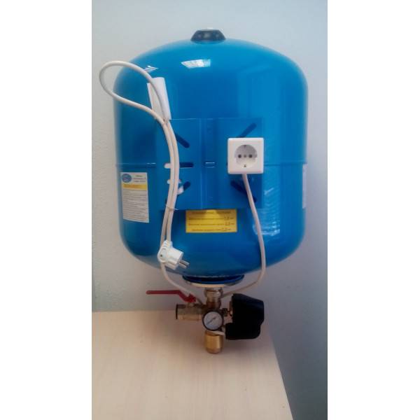 Гидроаккумулятор для водоснабжения: давление, литраж, схема