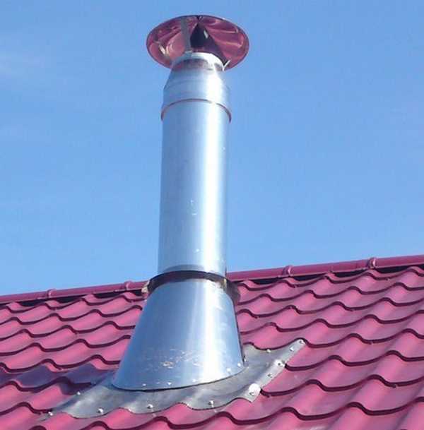 Как провести дымоход через крышу и деревянное перекрытие, подробно на фото +видео