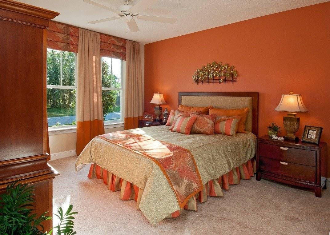 Персиковые шторы - варианты дизайна с фото в разных комнатах
