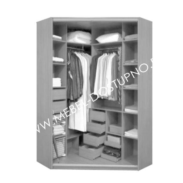 Наполнение шкафа купе (50 фото): дизайн внутри, внутренние варианты планировки для 2,5 метров с размерами