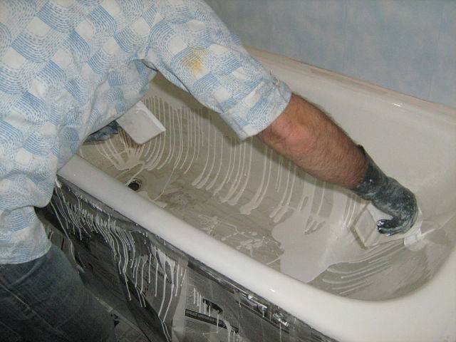 Реставрация ванн: реставрация акриловой ванной своими руками