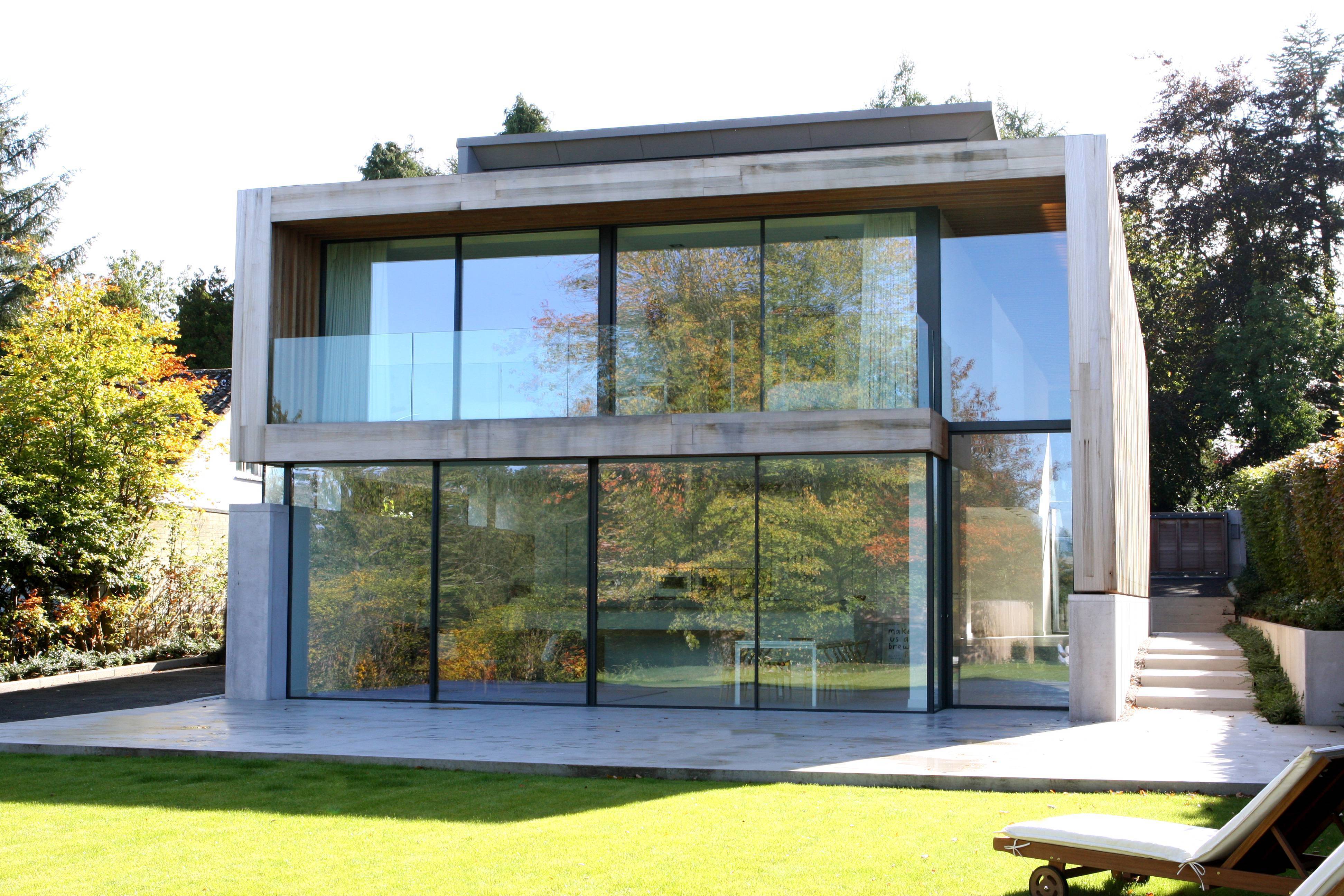 Дом с панорамными окнами: фото-идеи проектов, плюсы и минусы панорамных конструкций