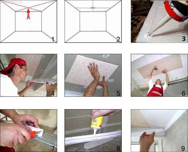 Как клеить потолочную плитку из пенопласта: подробная инструкция
как клеить потолочную плитку из пенопласта: подробная инструкция
