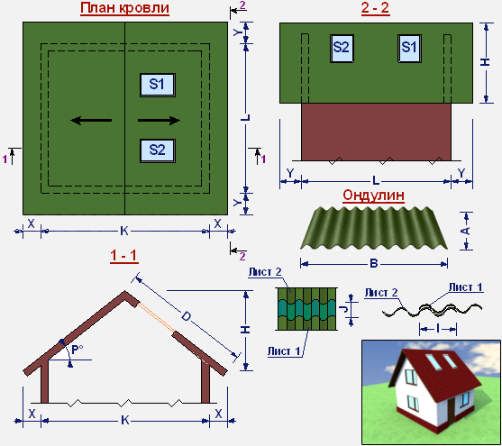 Расчет односкатной крыши - онлайн калькулятор: расчет конструкции фермы (обрешетки, стропила, кровельные прокрытия)