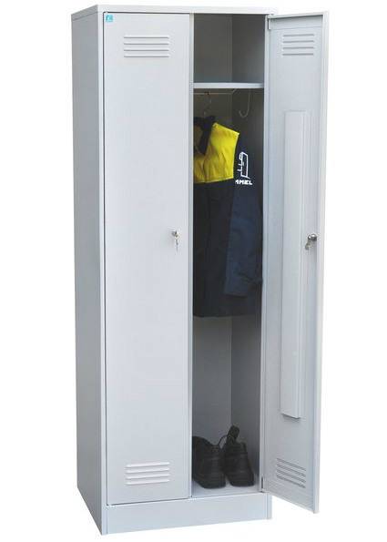 Металлический гардеробный шкаф
