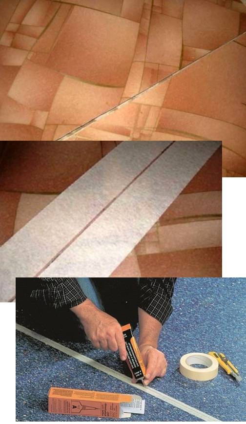 Как склеить линолеум встык в домашних условиях: между собой стыковать, клей для стыков и стыковку соединить