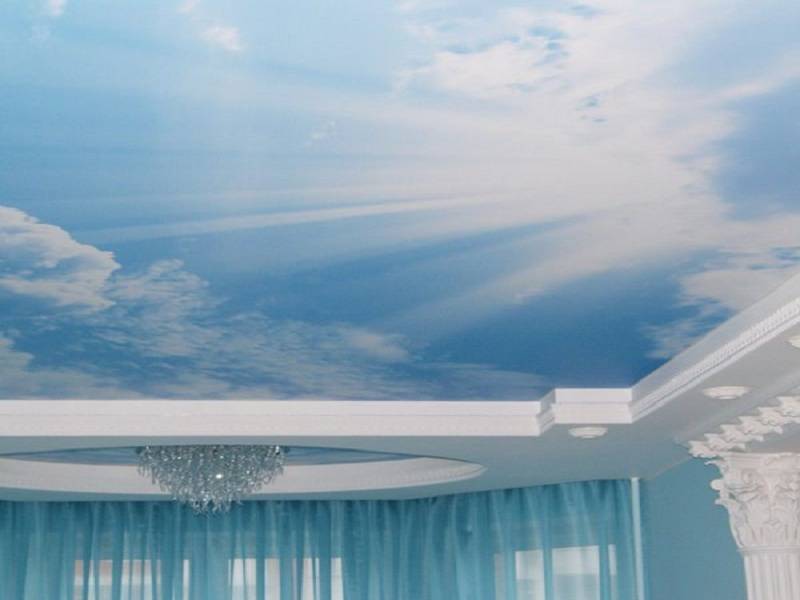 Натяжной потолок «облака»: инструкция по монтажу