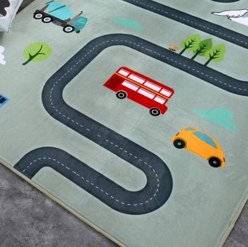 Виды детских ковров с дорогами