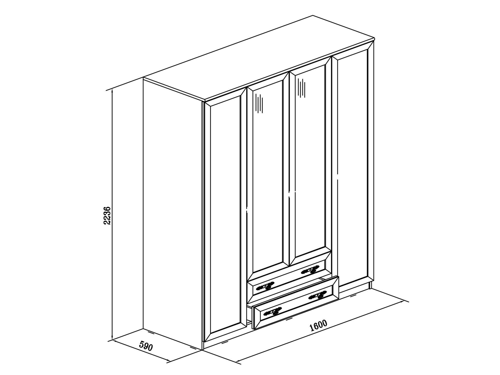 Шкаф распашной 4 х створчатый, плюсы и минусы, формы и способы декорирования