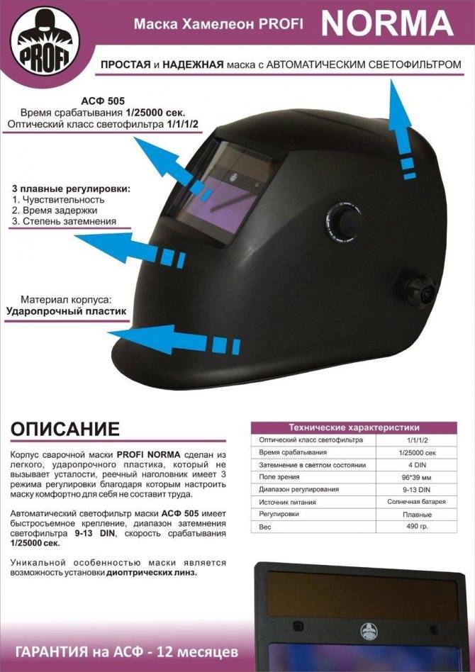 Сварочная маска "хамелеон": инструкция, отзывы, советы по выбору :: syl.ru