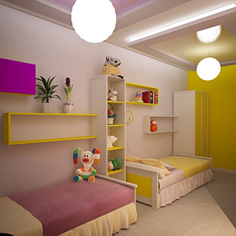Мебель для детской комнаты для двоих, советы по выбору изделий