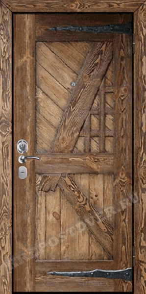 Как состарить деревянную дверь? - папа карло