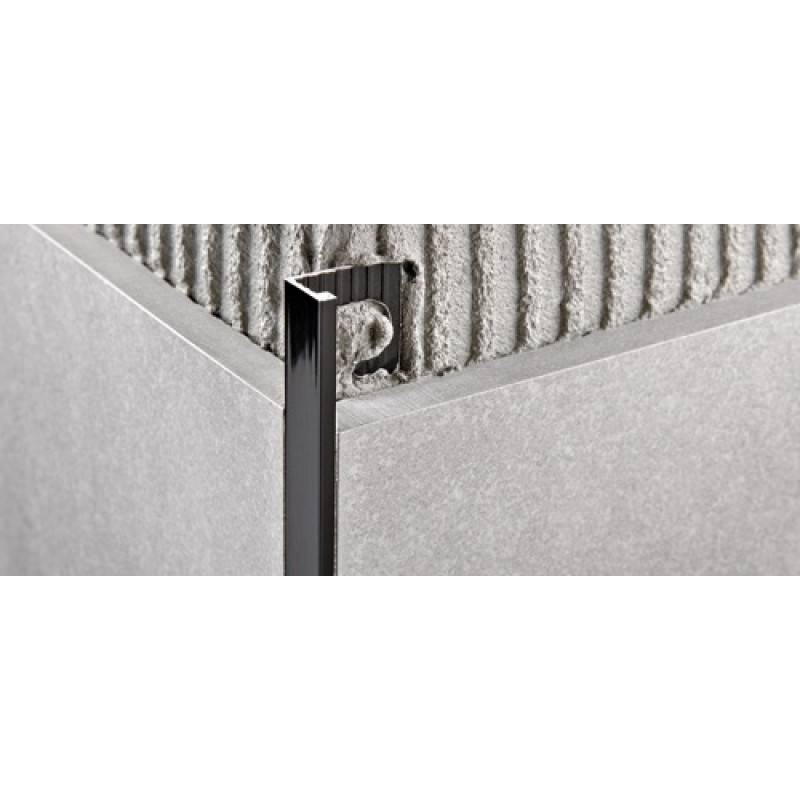Профиль для плитки: угловой наружный металлический профиль из нержавеющей стали для керамической и кафельной плитки