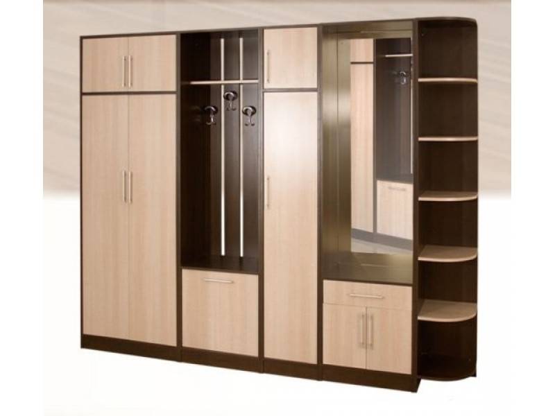 Модульные шкафы (48 фото): наборная мебель в виде «горки» для одежды и белья в спальне и прихожей