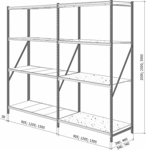 Стеллаж на балкон (топ-50 идей): своими руками, металлический или деревянный