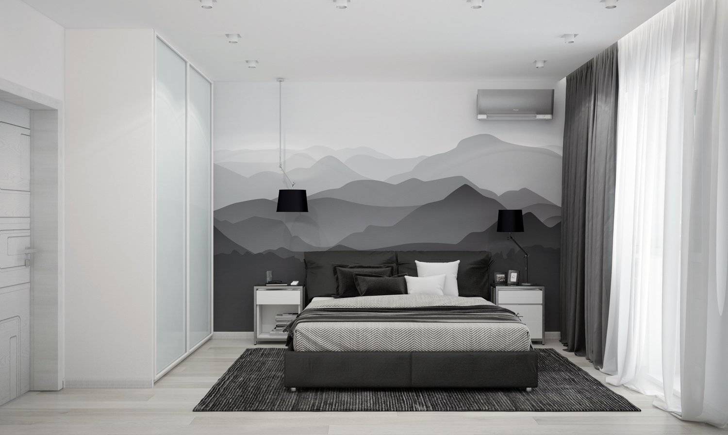 Спальня в стиле «минимализм»