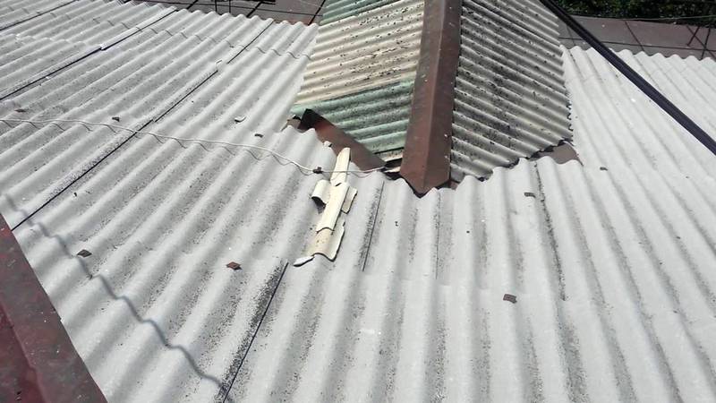 Ремонт шиферной крыши своими руками: виды дефектов и их причины, технология ремонтных работ и замены материала