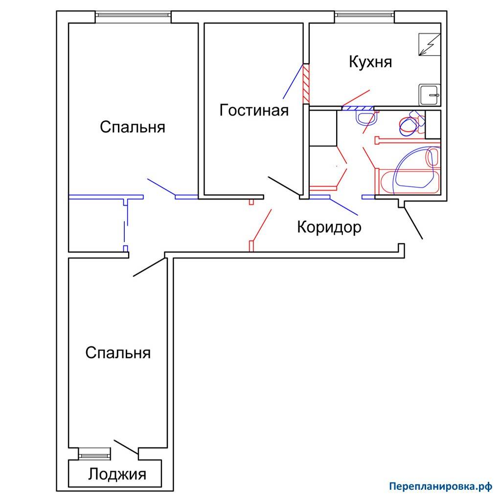 Дизайн трехкомнатных квартир в доме серии п-з: лучшие примеры интерьера