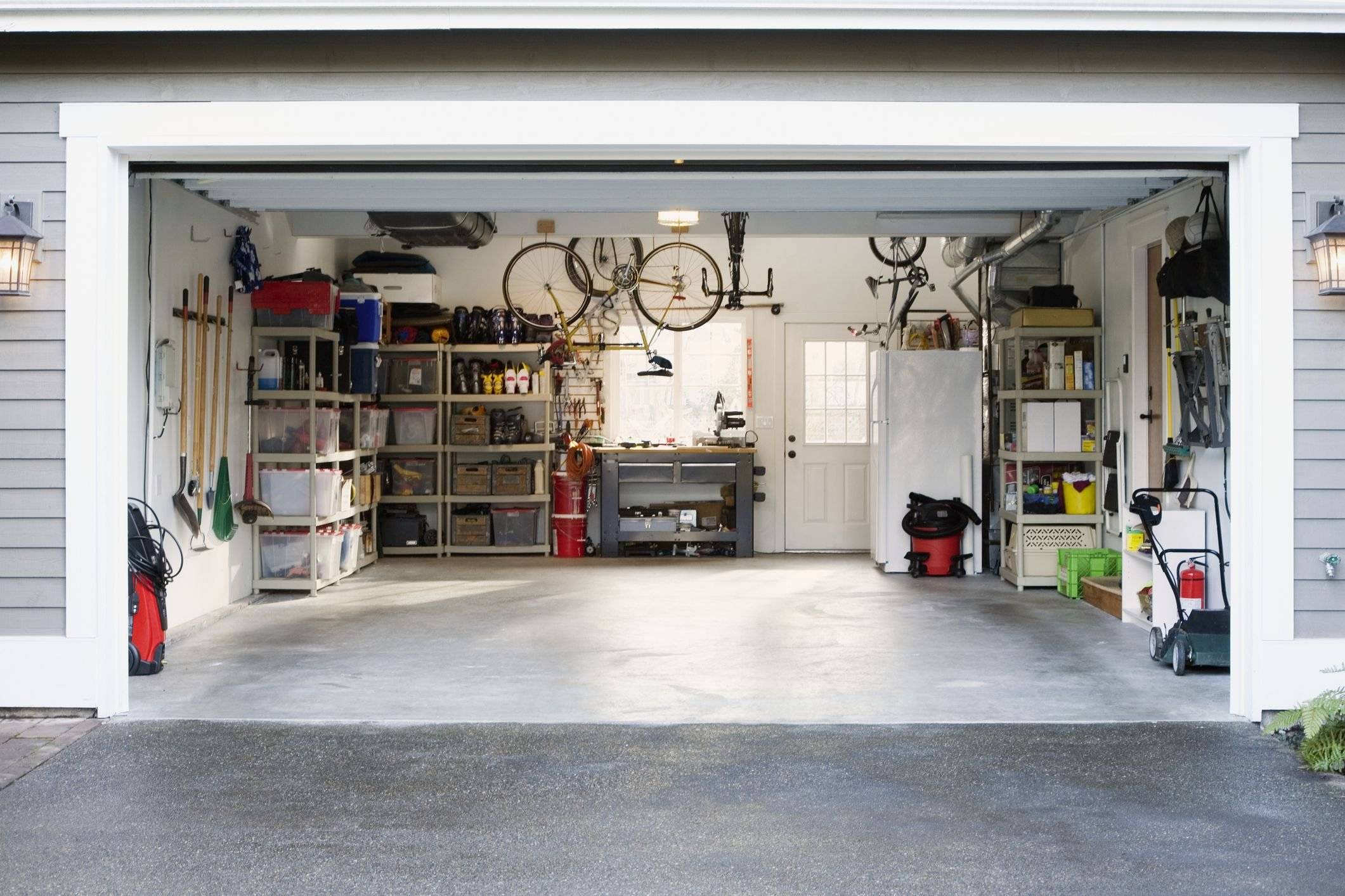 Обустройство гаража внутри своими руками: фото, просто и красиво