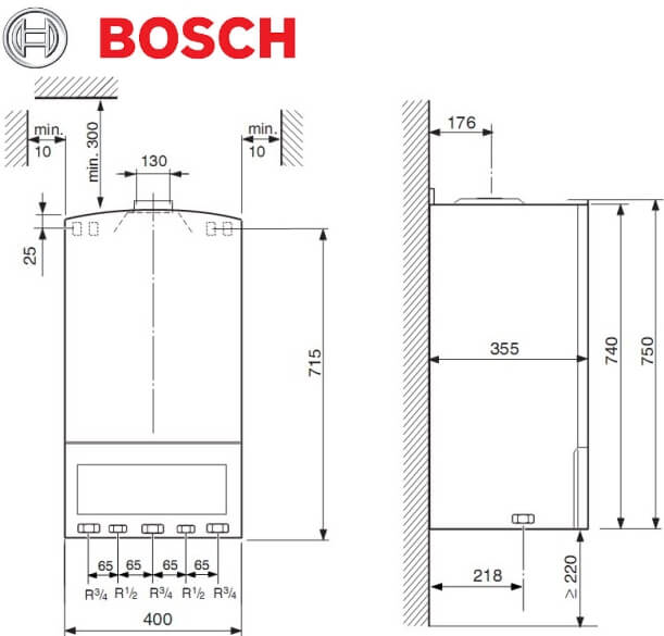 Инструкция по эксплуатации газового котла bosch 6000 18 квт + отзывы владельцев