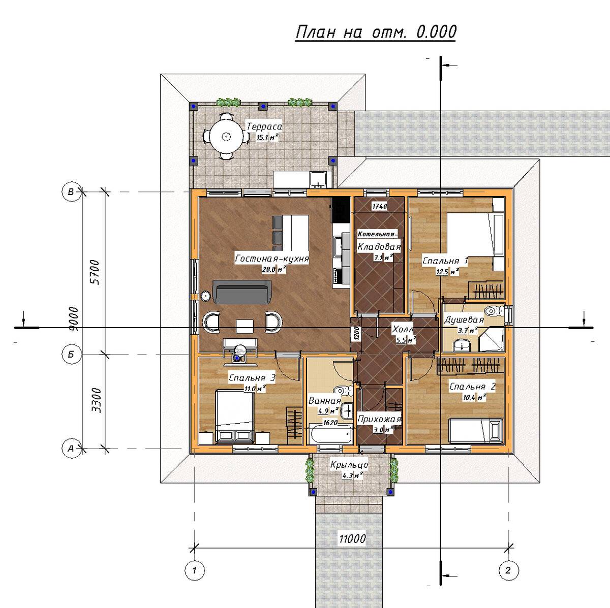 2021 ᐈ ???? (+50 фото) планировка дома до 100 кв м одноэтажный