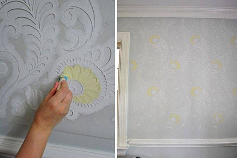 Как сделать трафареты для покраски стен своими руками