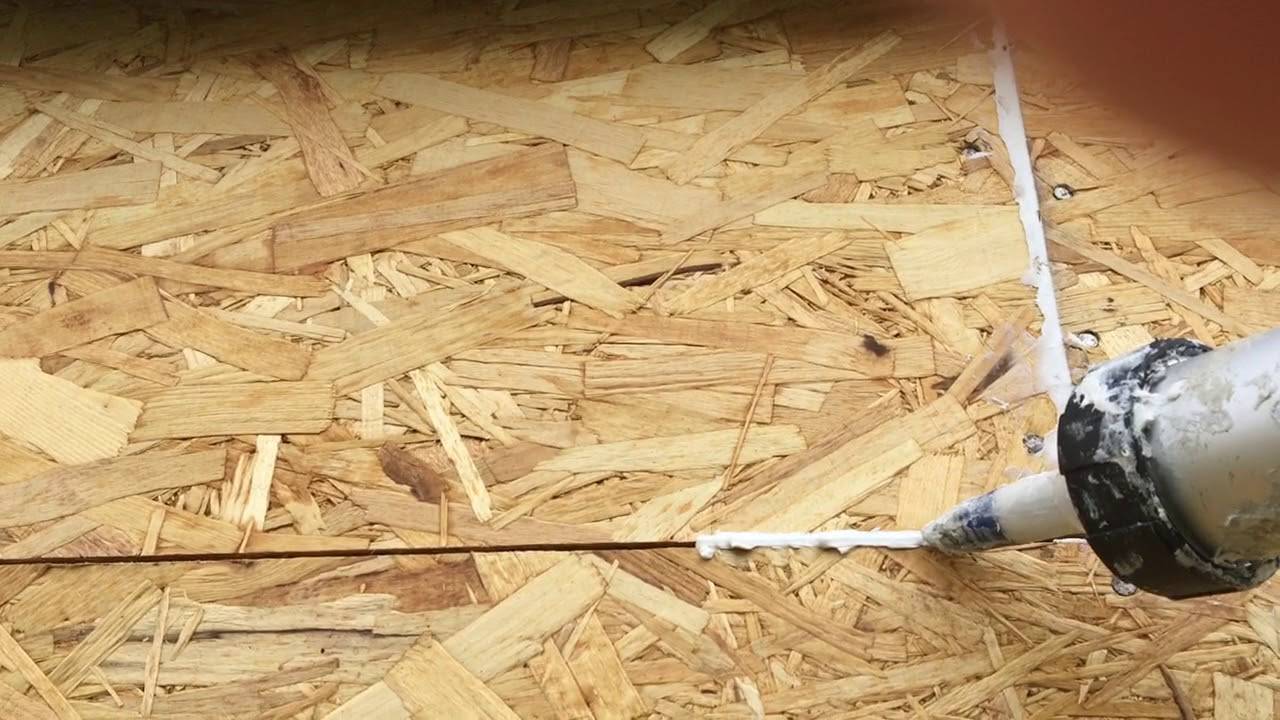 Укладка осб на деревянный пол