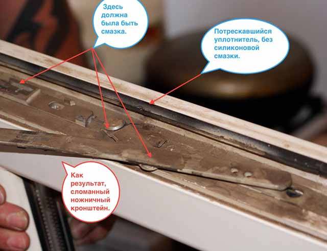 Ремонт фурнитуры пластиковых окон — распространенные поломки и пути их решения