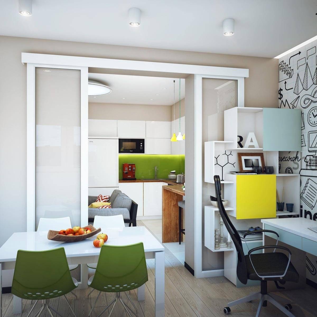 11 идей для дизайна маленьких квартир + фото
