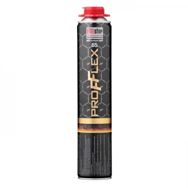 Profflex: монтажная пена firestop 65, fire-block и pro red plus зима, отзывы о производителе