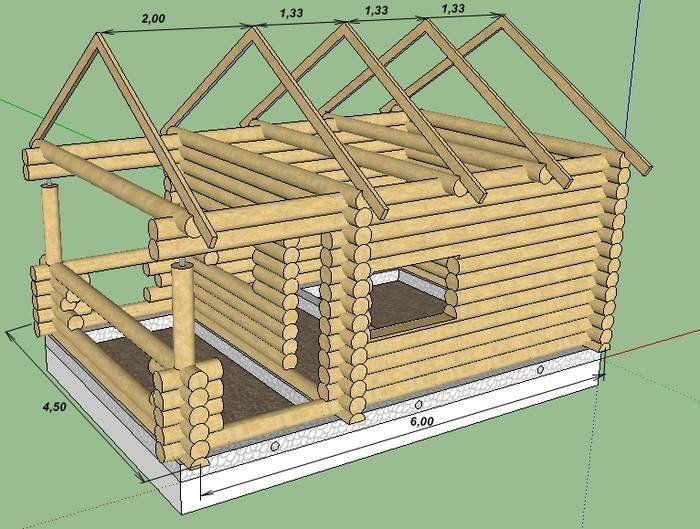 Как сделать крышу на бане - расчеты для монтажа крыши своими руками