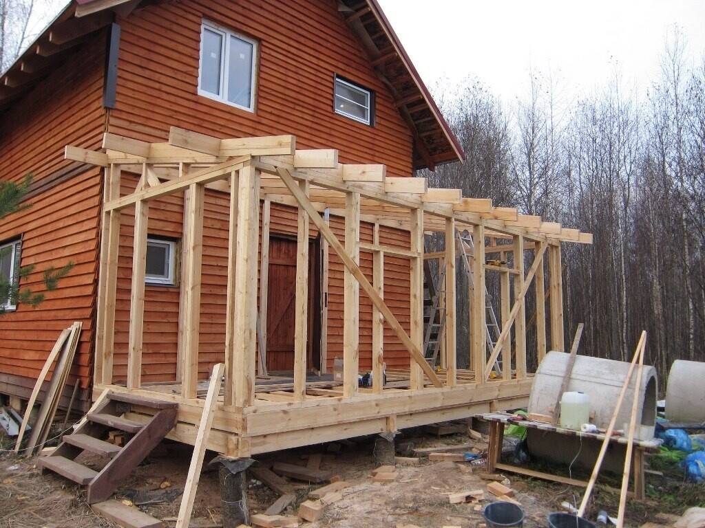 Пристройка к деревянному дому: проекты, примеры, фото