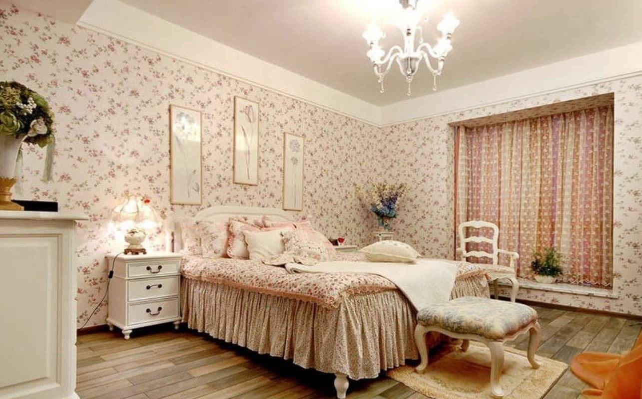 Спальня в стиле прованс - 165 фото идей дизайна интерьера