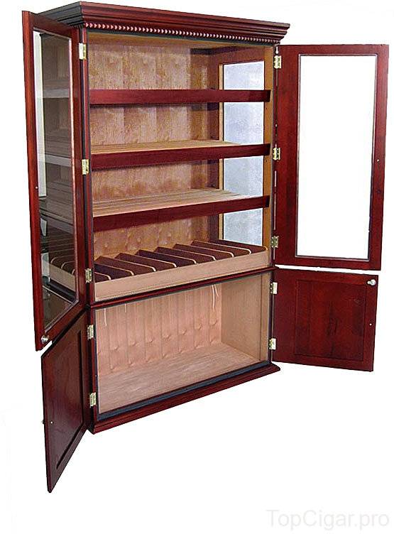 Шкафы для сигарет: табачный шкаф для хранения сигар, сигарный шкаф, хьюмидорные изделия со шторкой, хьюмидор