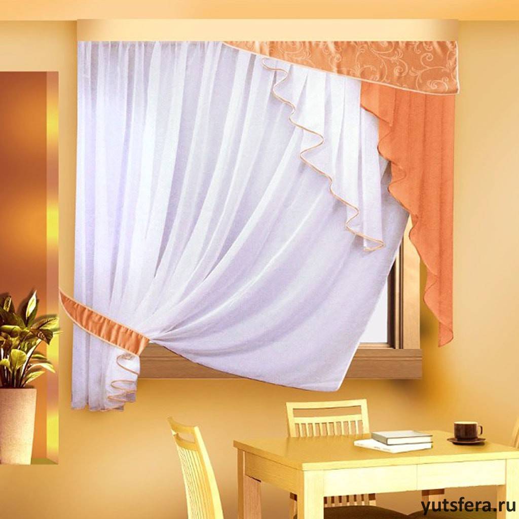 Короткие шторы - 120 фото идей дизайна и сочетания в интерьере