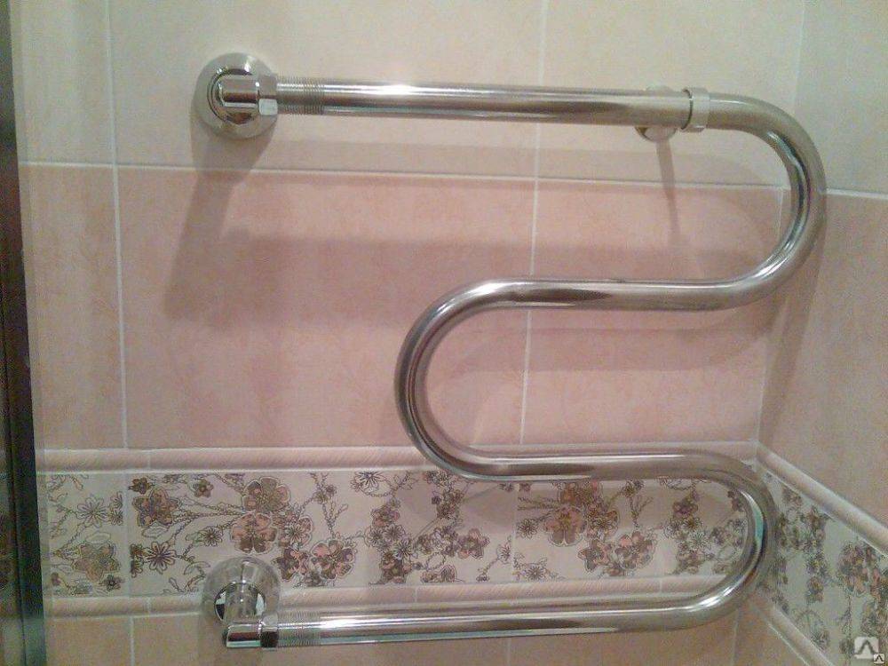 Установка полотенцесушителя в ванной комнате своими руками