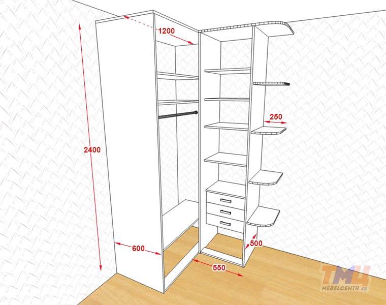 Дизайн углового шкафа: варианты дизайна и правильный выбор шкафа