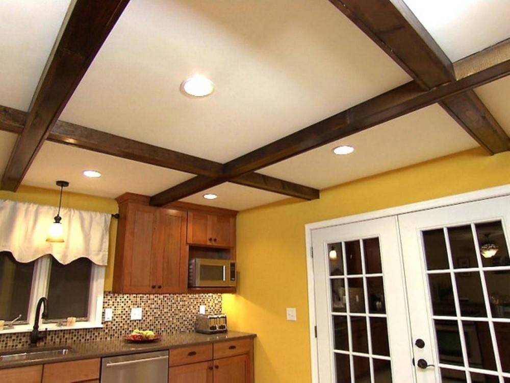 Потолок на кухне своими руками: варианты недорогой отделки в квартире | ремонтсами! | информационный портал