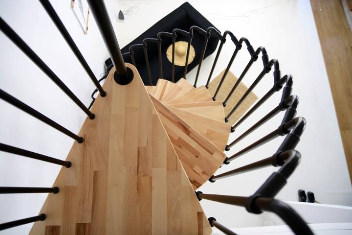 Лестница винтовая деревянная своими руками на второй этаж