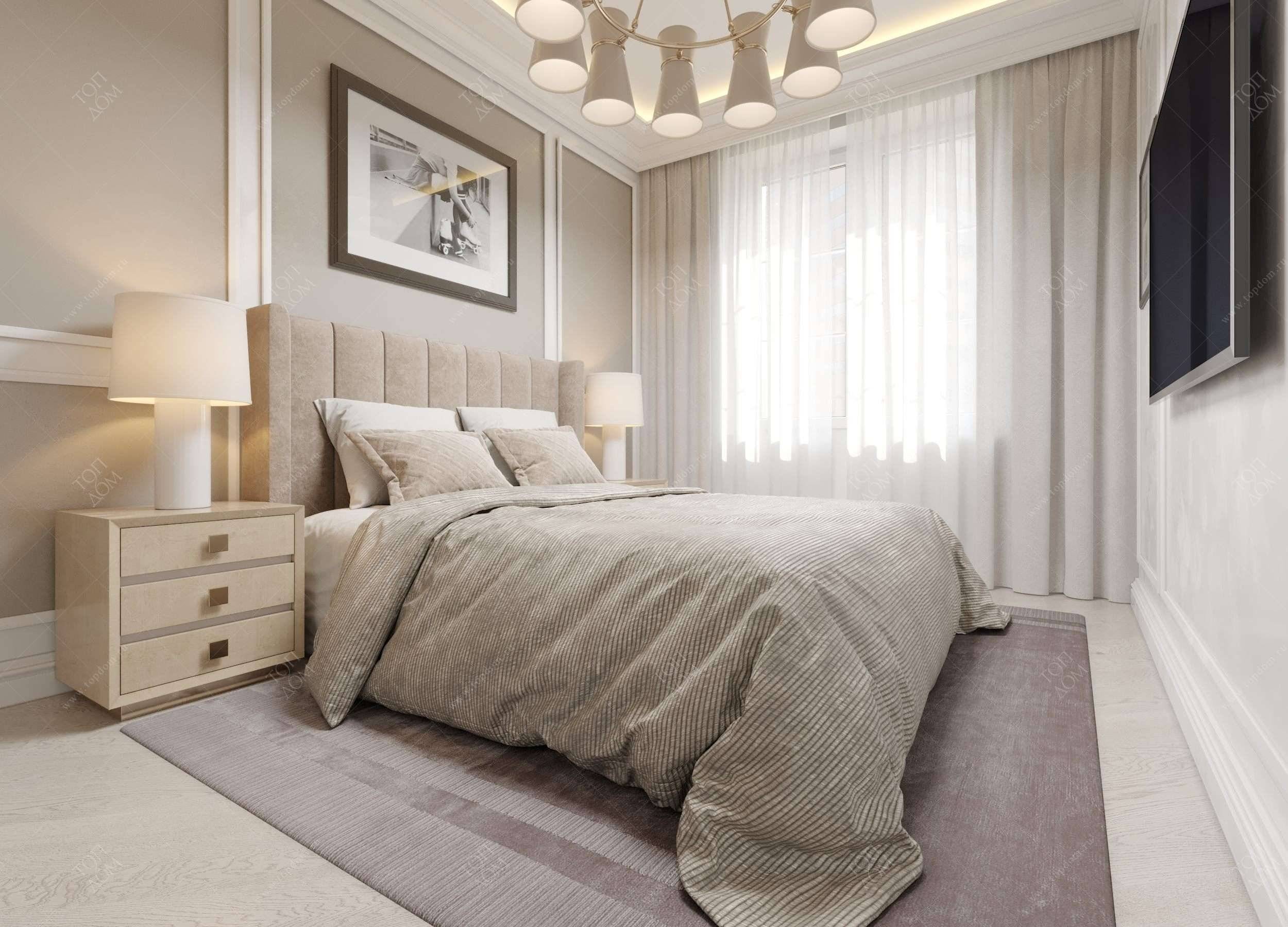Спальня в светлых тонах: 100 фото примеров дизайна интерьеров
