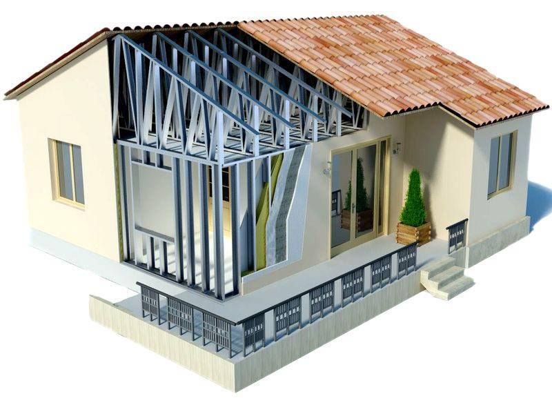 Металлокаркасный дом особенности строения