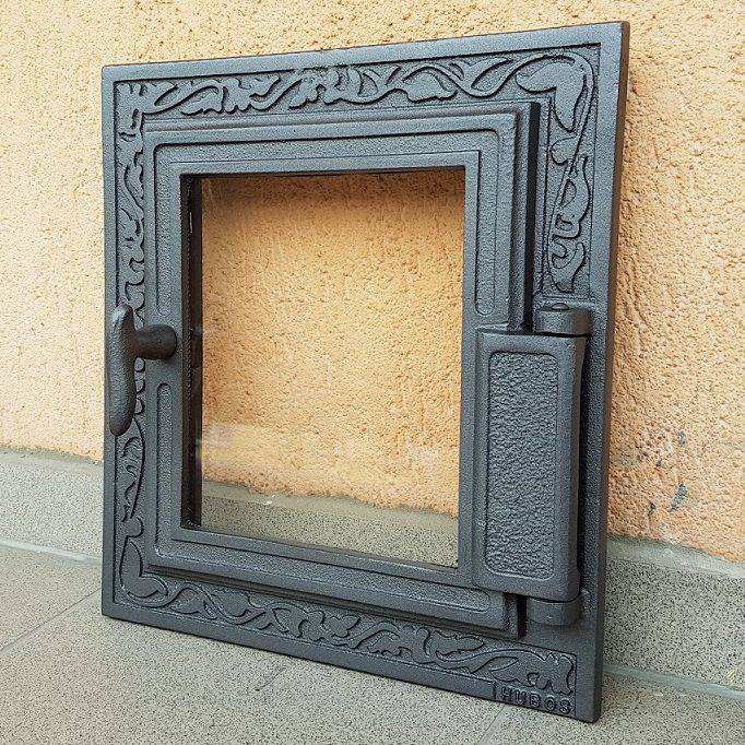 Каминная дверца со стеклом – оригинальный дизайн камина
