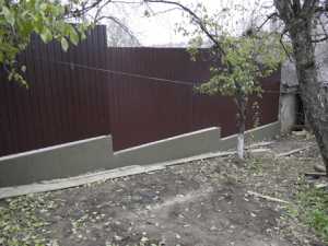 Фундамент под забор с кирпичными столбами - всё о воротах и заборе