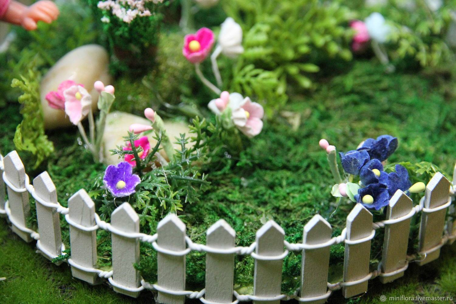 Бордюр для цветников - фото идей, как оформить декоративный заборчик для цветов