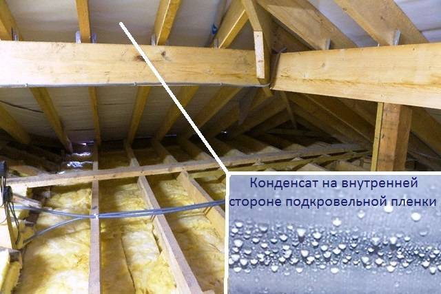 Гидроизоляция потолка и пароизоляция при холодном чердаке и теплом от протечек сверху в частном доме