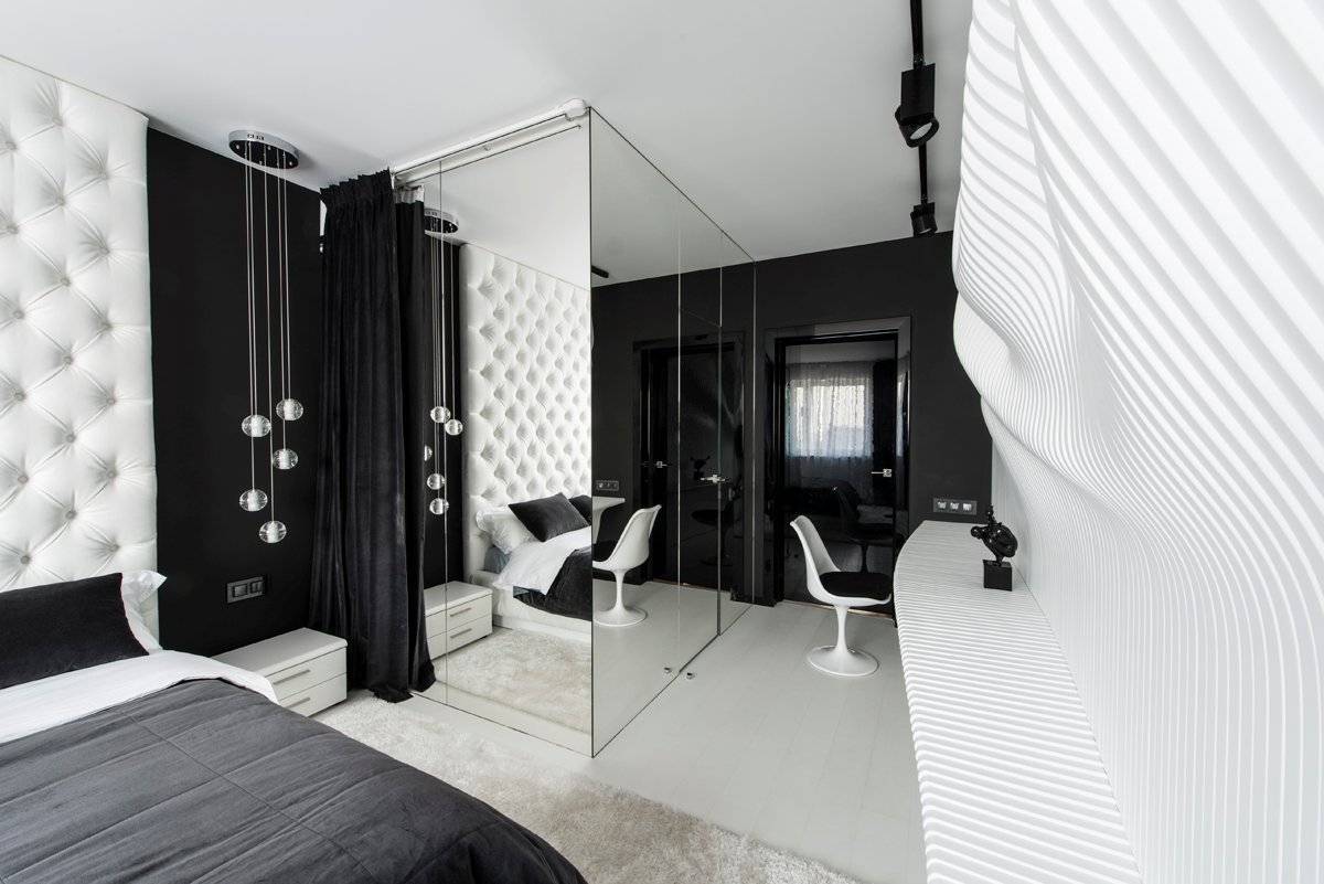 Черная спальня - 140 фото лучших идей и новинок дизайна темной спальни