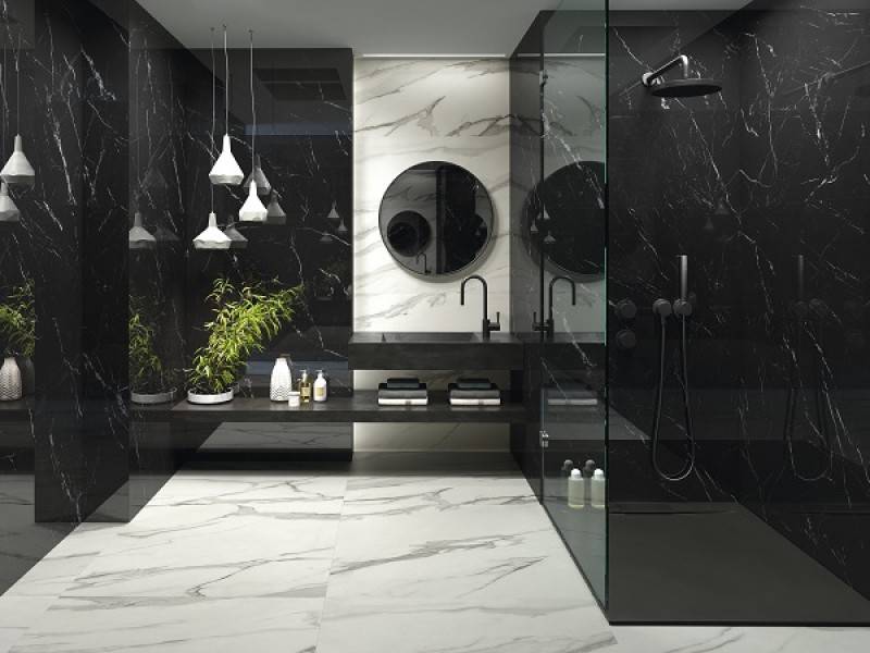 Белая плитка: 300+ (фото) в интерьере кухни/ванной/коридора